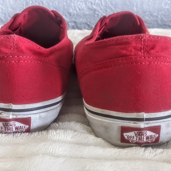 Men’s vans no lace red slip on’s size 10.5 - Picture 11 of 11